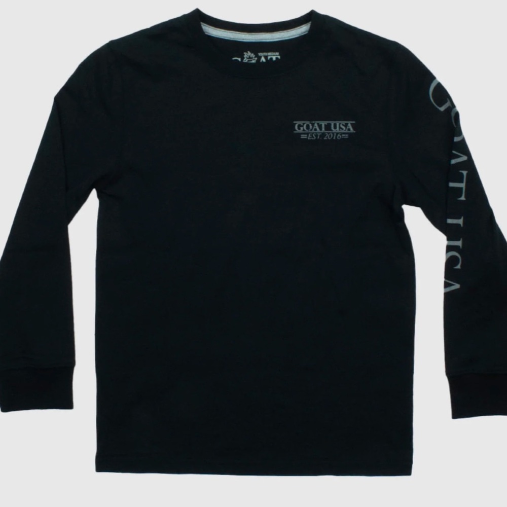 Goat USA Long Sleeve Shirt Black Size Medium